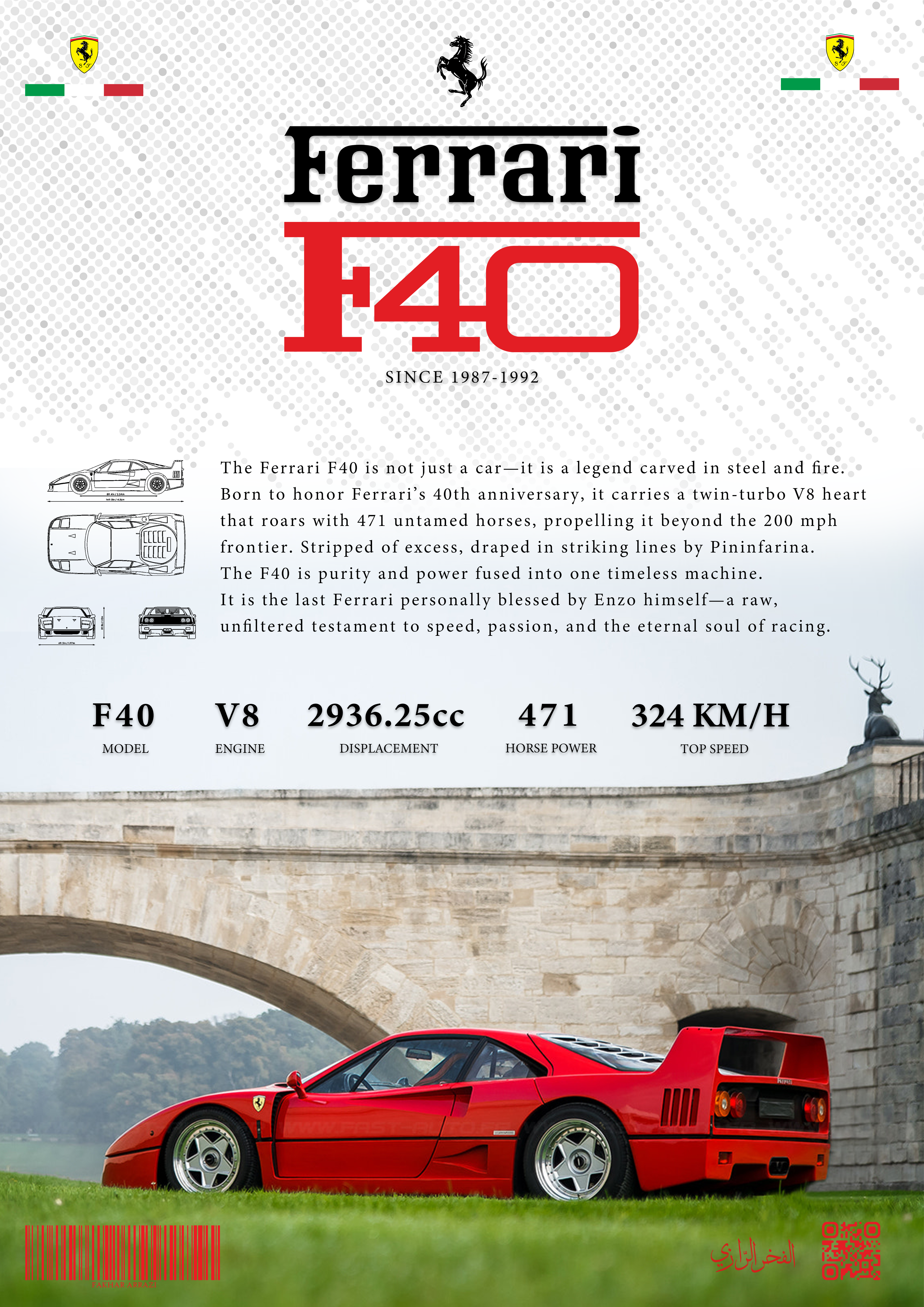 Ferrari poster design